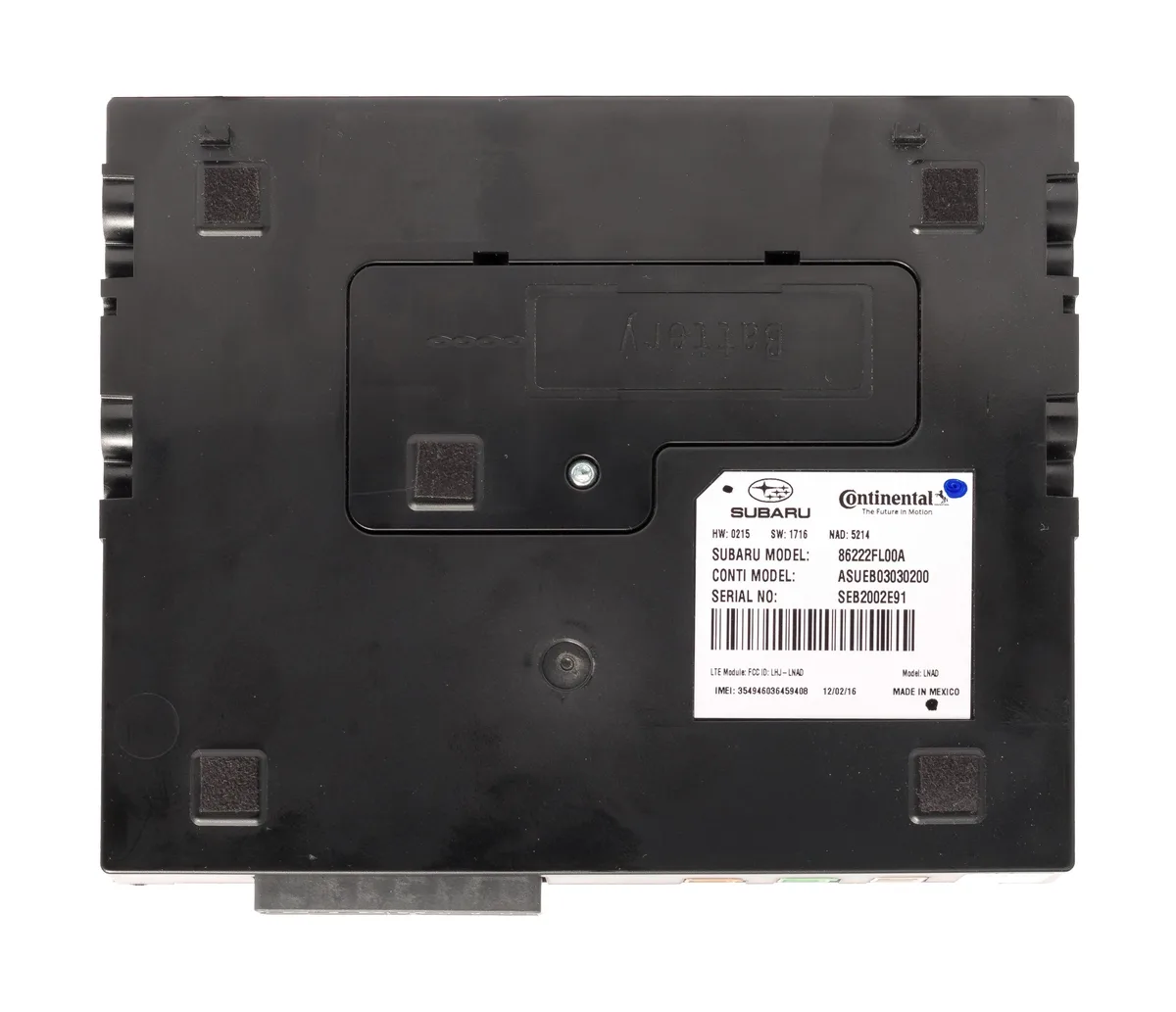 1 Factory Radio 1 Factory Radio Communication Telematics Chassis Control Module 86222FL00A receiver — product photo