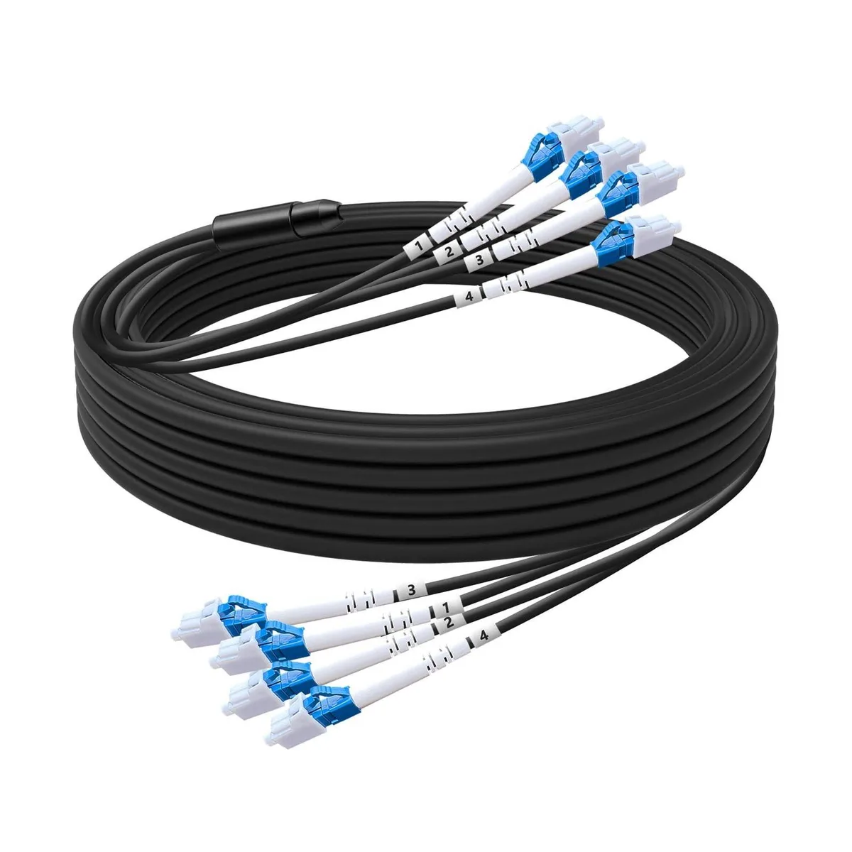 Batianda Batianda 492FT/150M 4 Core Armored LC-LC Fiber Patch Cable 2 in 1 accessory — product photo