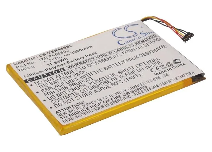 CameronSino CameronSino DS-CS-VER486SL 3.7V 3200mAh 11.84Wh battery — product photo