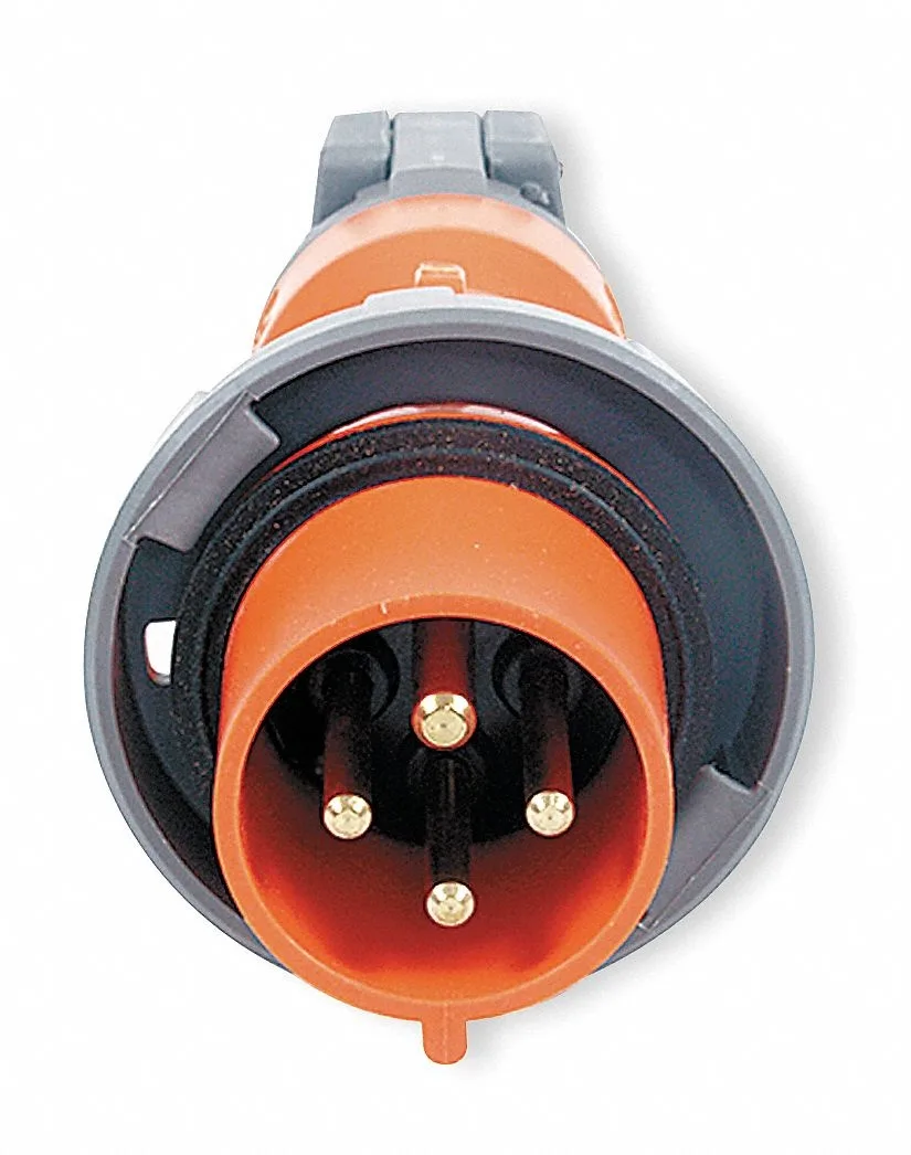 Hubbell Incorporated Hubbell HBL4100P12W Watertight Pin &amp; Sleeve Plug 100A — product photo