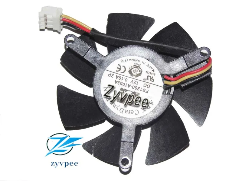 Zyvpee Zyvpee FS1250-A1053A 12V .19A 3 Pin case fan — product photo