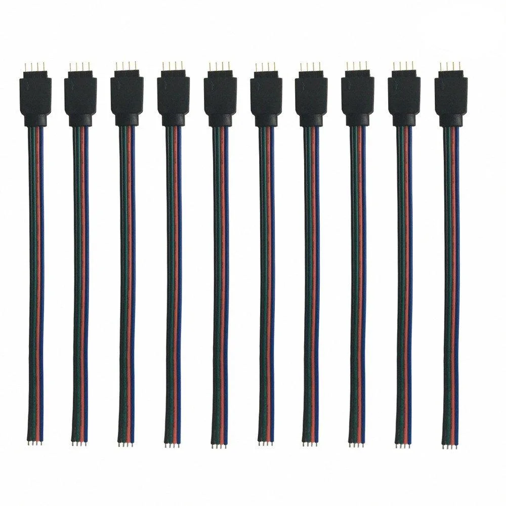  10 pcs 4 Pin RGB LED Strip Extension Cable 150 mm — product photo