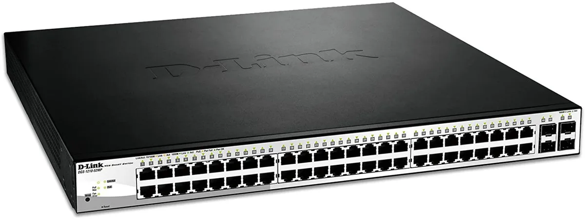 D-Link D-Link DGS-1210-52MP 52-port PoE+ network switch — product photo