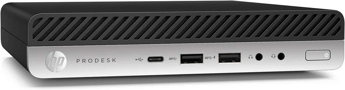 HP HP ProDesk 600 G4 Mini i5-8500T 8GB DDR4 256GB NVMe Win 11 Home Black 2YE29AV-E002-R — product photo