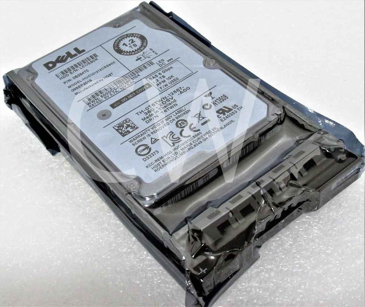 DELL DELL HUC101212CSS600 T6TWN 1.2TB 10000RPM 6Gbps 2.5" SAS SERVER 64MB internal hard drive — product photo