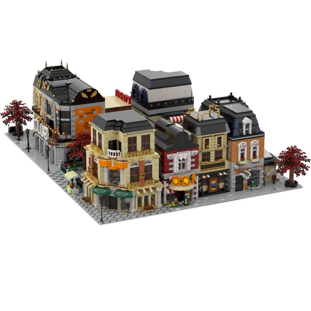 ZITIANYOUBUILD ZITIANYOUBUILD MOC-35965 15-in-1 Modular Neighborhood 25533 Parts — product photo