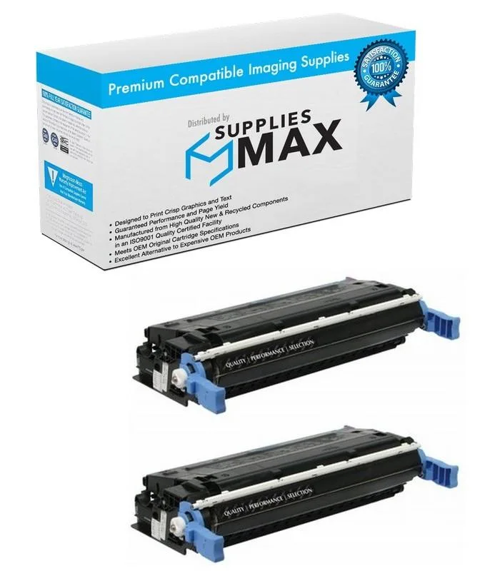 SuppliesMax SuppliesMax Compatible Black Toner Cartridge 2-Pack 9000 Pages for Canon imageCLASS C2500 LBP-2510 LBP-5500 — product photo