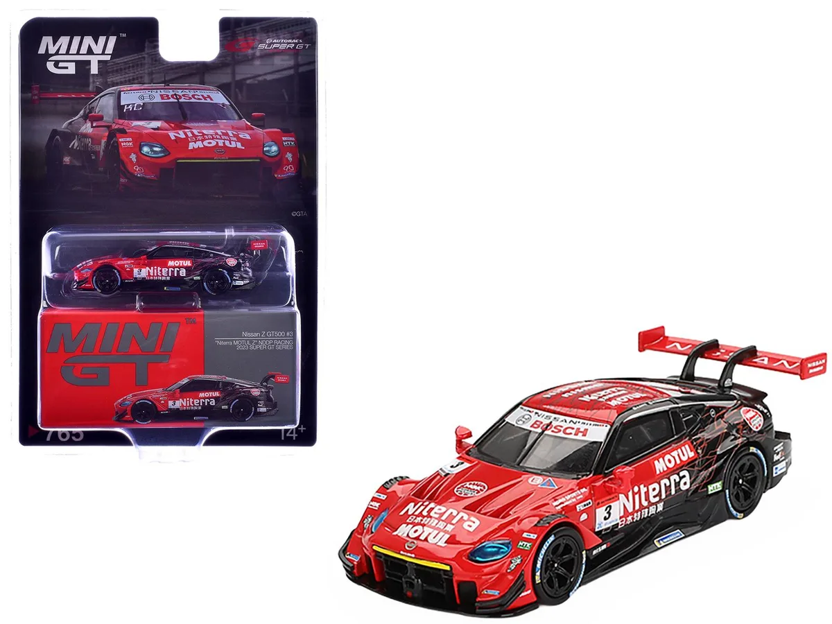 Mini GT Mini GT Nissan Z GT500 #3 Niterra MOTUL Z NDDP Racing 2023 Limited Edition 1/64 hobby collectible — product photo