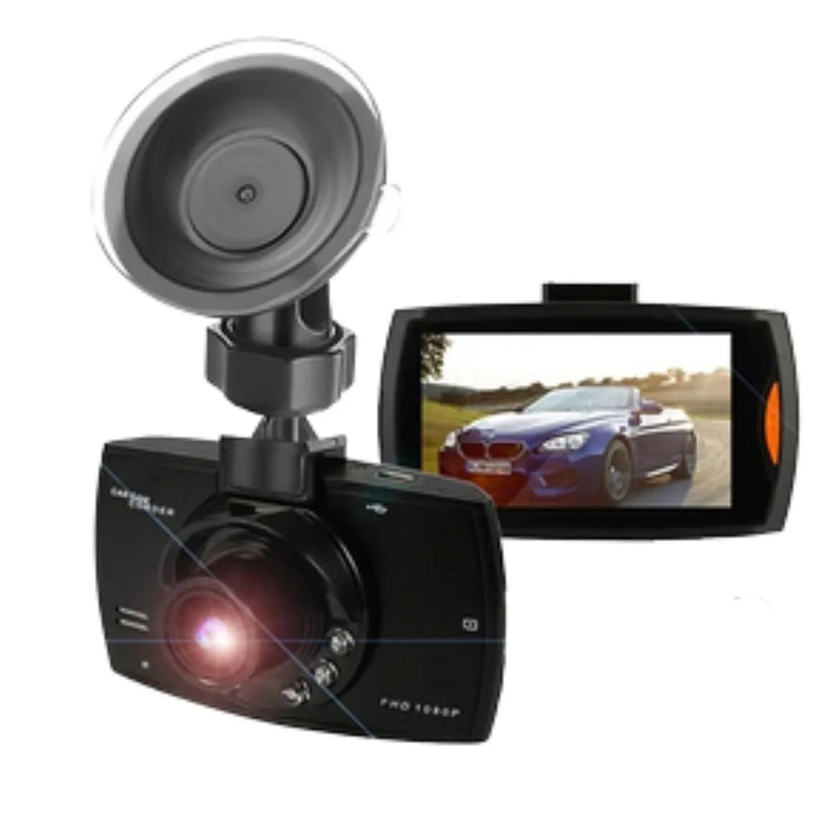 The Perfect Part The Perfect Part 2.7" 1080P Dual Dash Cam Front 170° Rear 140° Night Vision G-Sensor — product photo