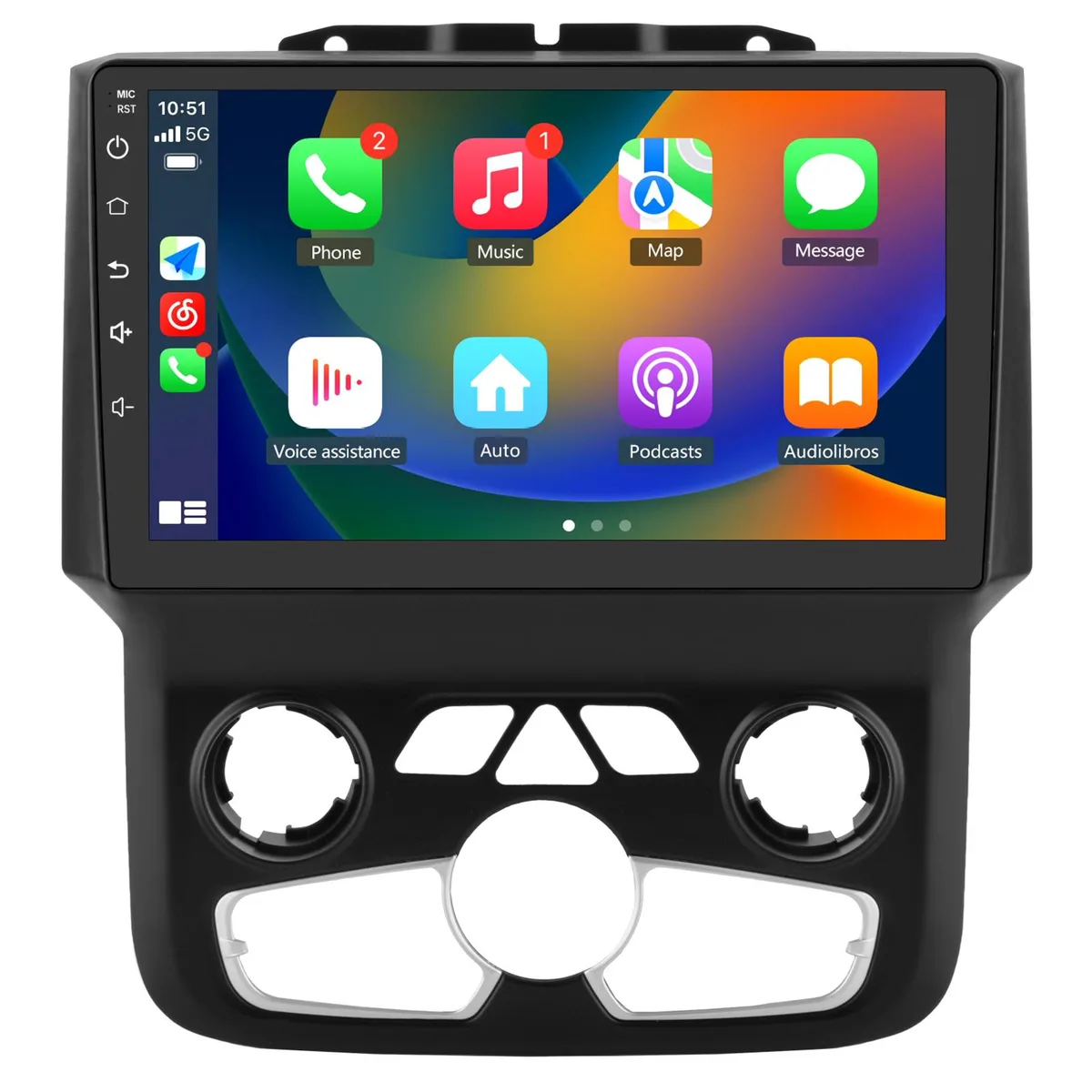 litillbuly litillbuly 9 inch Car Radio Stereo for Dodge Ram 2013-2019 AC-2+32G — product photo