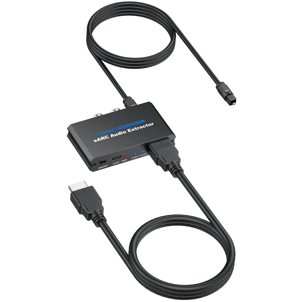 CAMWAY CAM079CAV eARC/ARC Audio Extractor Optical RCA 3.5mm — product photo