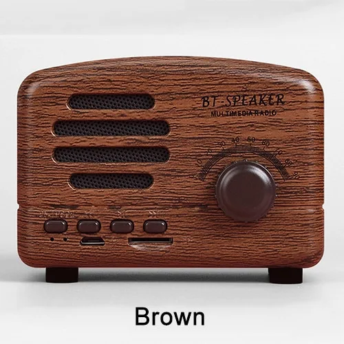SOVAWIN SOVAWIN Retro Portable Audio Brown Bluetooth 4.1 1200mAh 5W — product photo