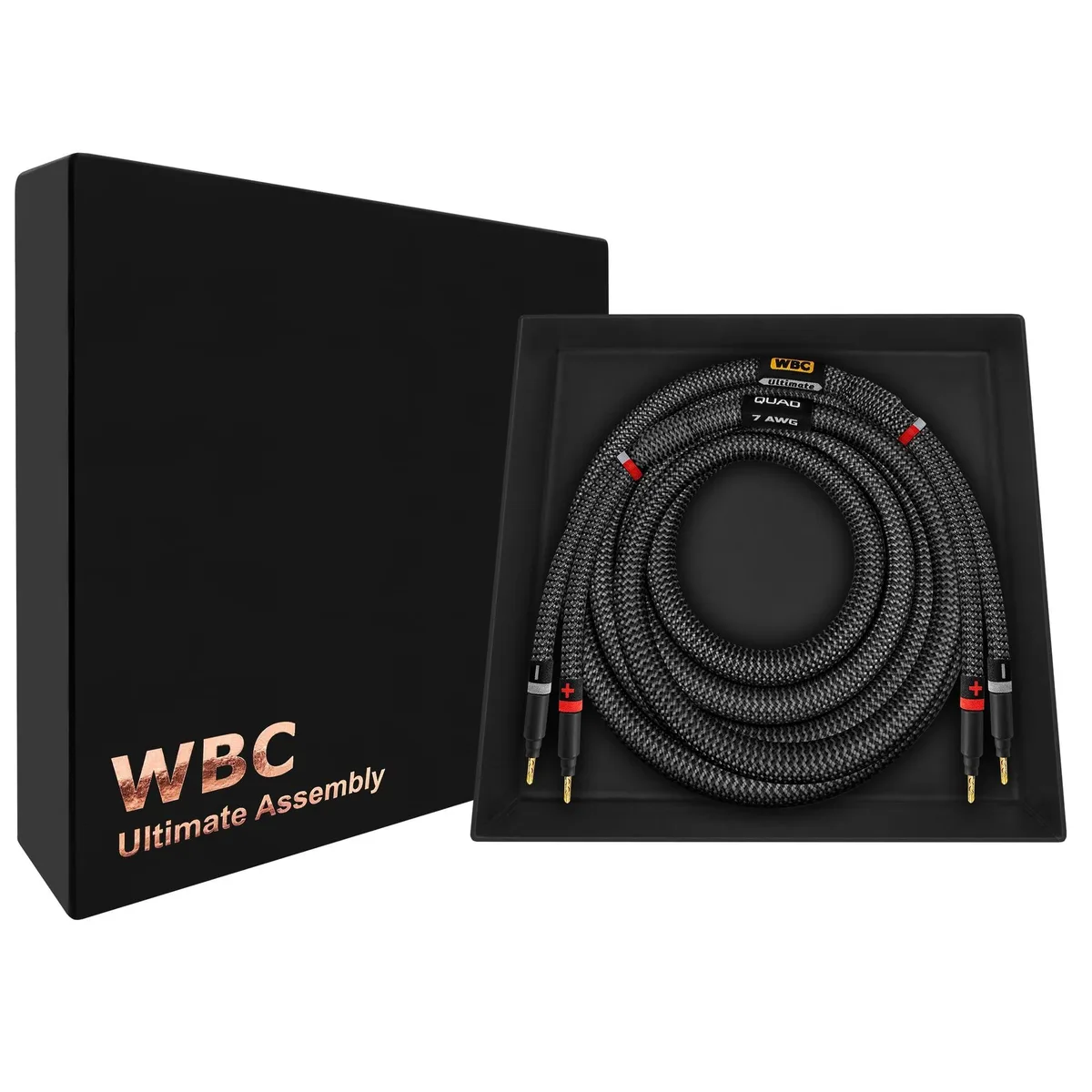 Bolton Technical Bolton Technical WBC Ultimate 8ft 7 AWG 4480-strand OFC Speaker Cable 2 in 1 accessory — product photo