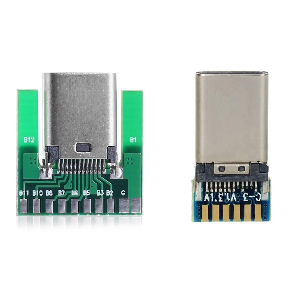 Fervit Fervit 24pin USB 3.1 Type C Male Female Connector SMT PC Board — product photo