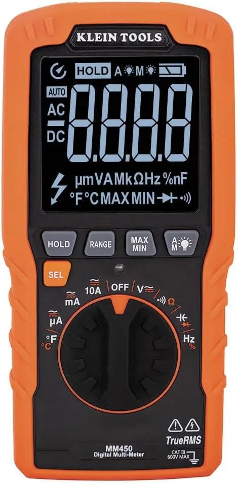 Klein Tools Klein Tools MM450 Slim Digital Multimeter 2 in 1 accessory — product photo