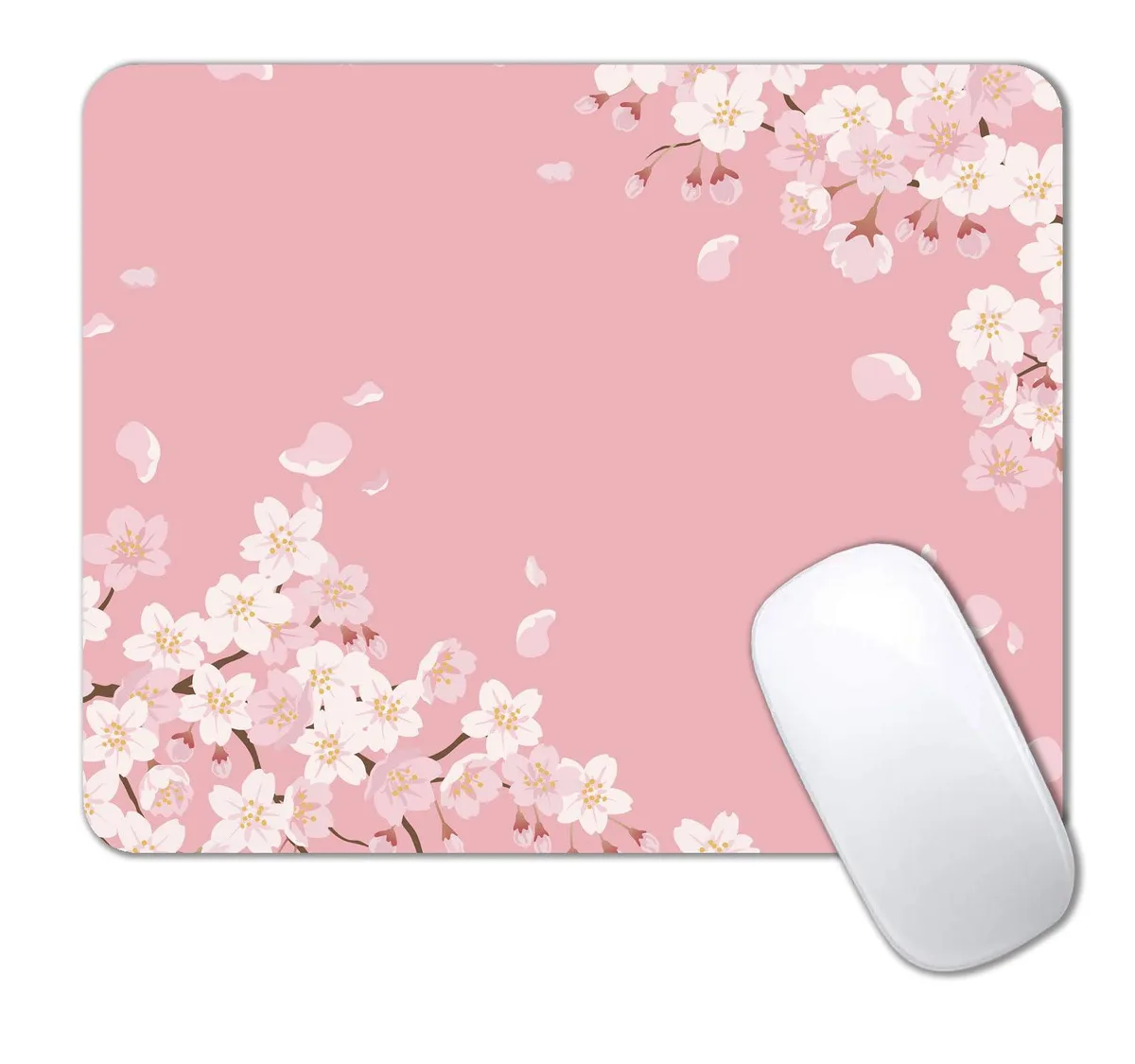  IMAYONDIA AUC2-G58S-KJ00B-63 Pink Cherry Blossom Mouse Pad 9.5 x 7.9 in — product photo