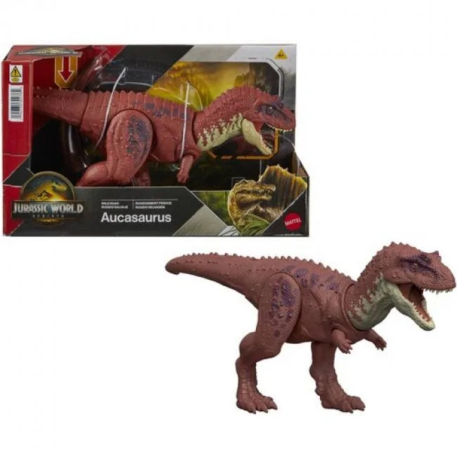 Mattel Mattel JGB88 Wild Roar Aucasaurus Action Figure 12.8 Inches — product photo