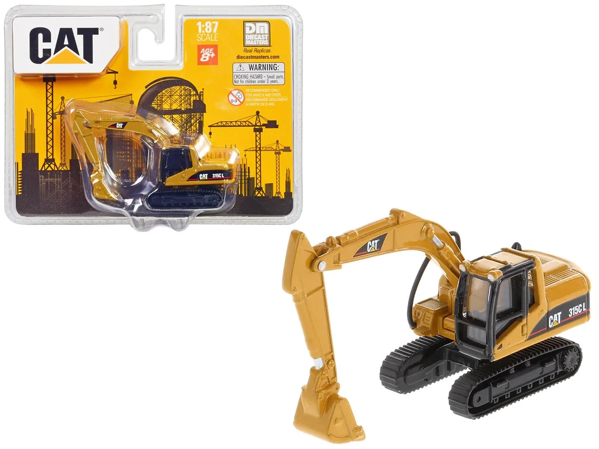 DieCast Masters DieCast Masters CAT 315C L Excavator Yellow 1/87 hobby collectible — product photo