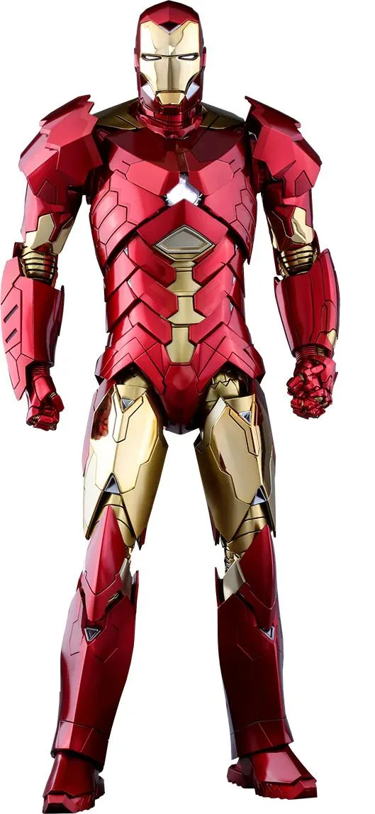 Hot Toys Hot Toys MMS396 Iron Man 3 Sneaky Mark 15 Retro Armor action figure — product photo