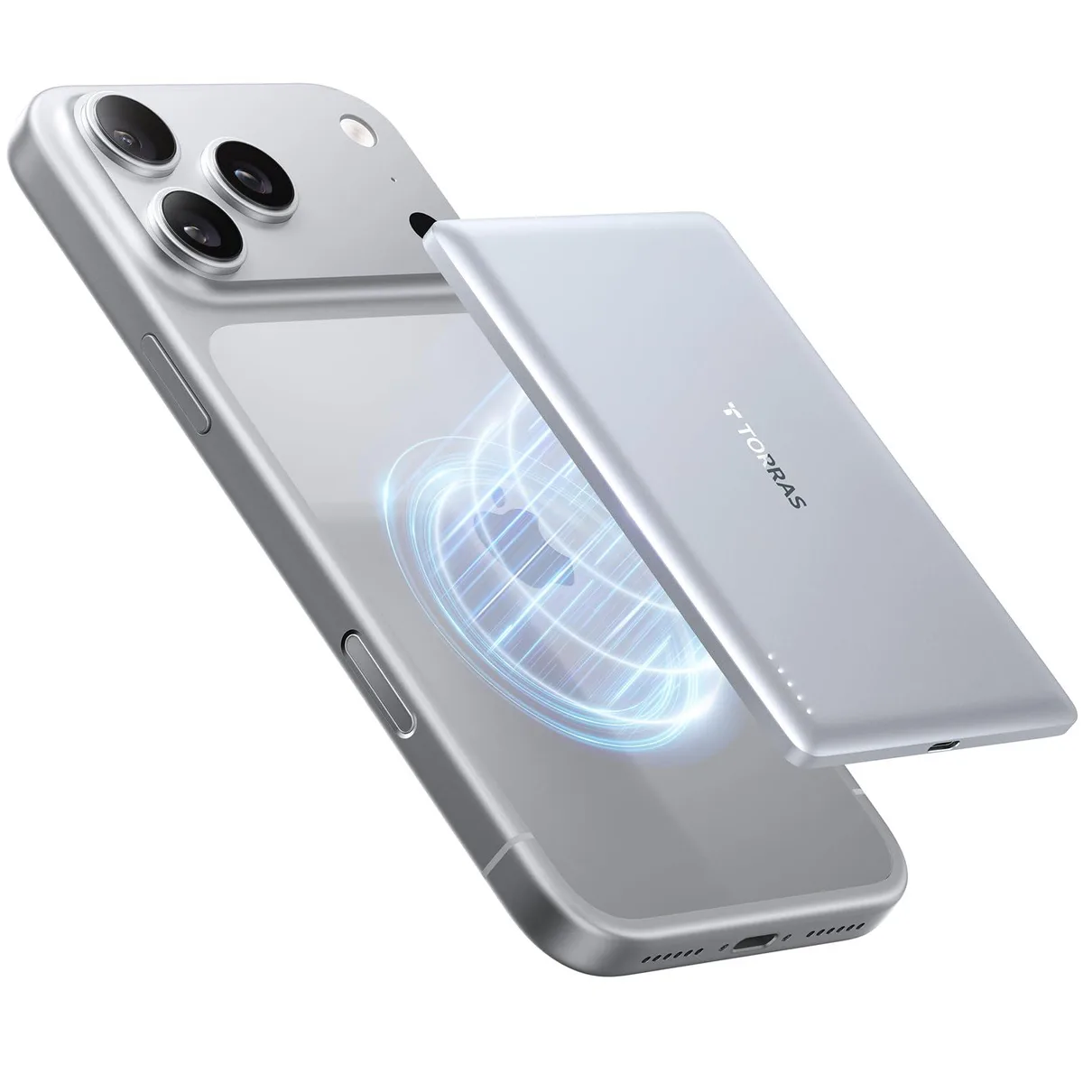 TORRAS PB4D MiniMag 5000mAh Power Bank Glacier White — product photo