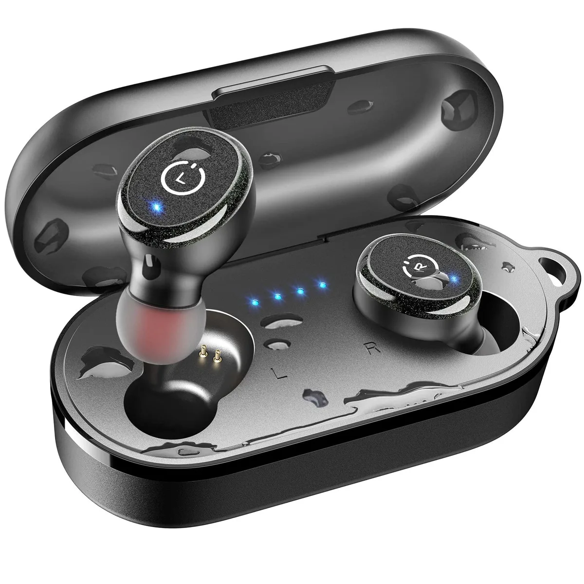 TOZO Store TOZO Store T10 Bluetooth 5.3 Wireless Earbuds IPX8 Waterproof 45H Black — product photo