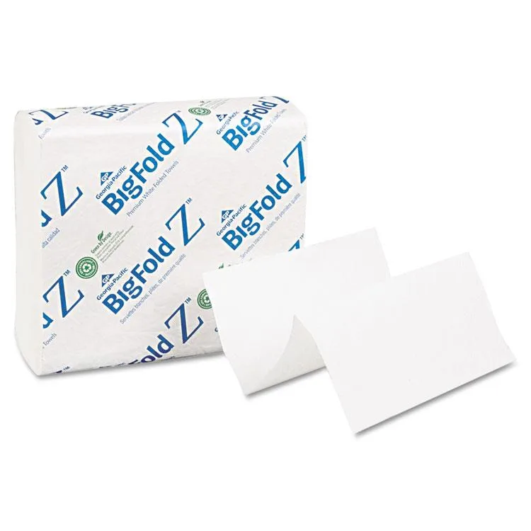 Georgia Pacific Georgia Pacific 20885 Z-Fold Paper Towels 8 x 11 White 260/Pack 10/Carton — 商品写真