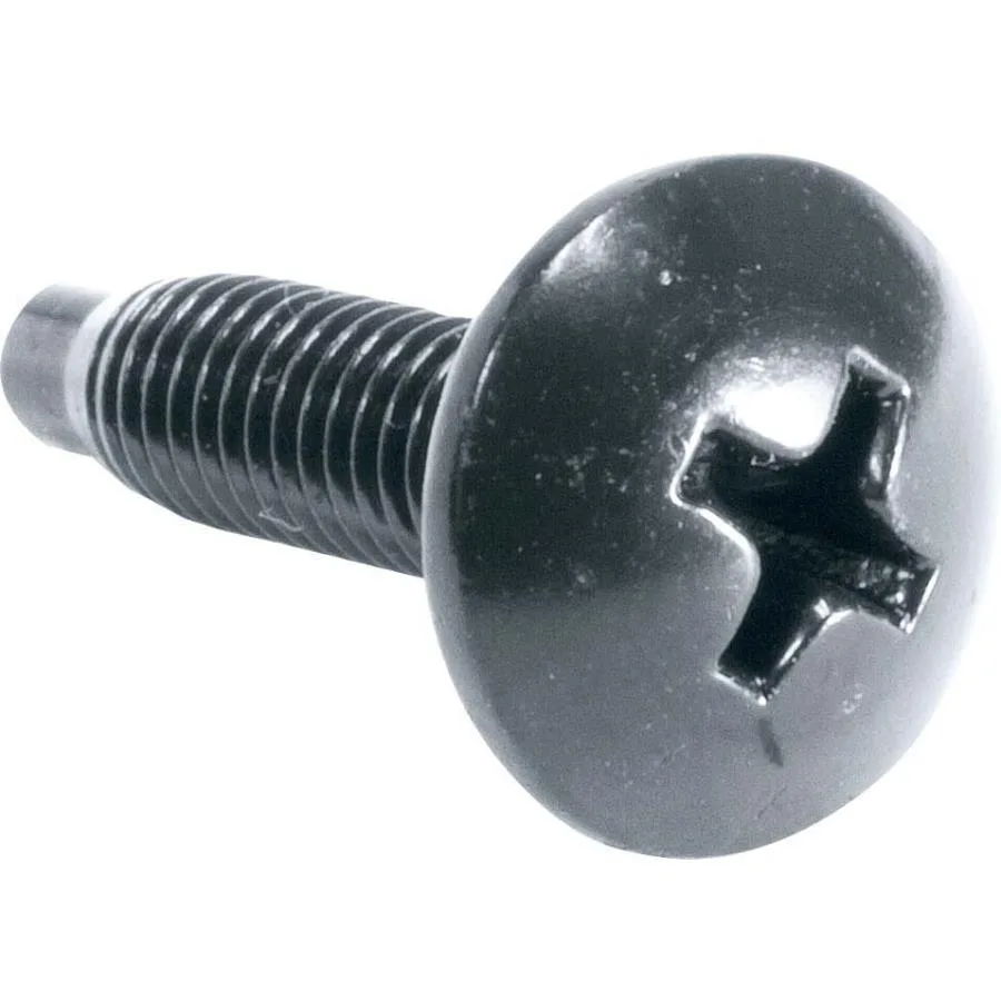 Middle Atlantic Middle Atlantic HG 10-32 Truss Head Phillips Rack Screws 0.75in Black Gloss 100 Pack — product photo