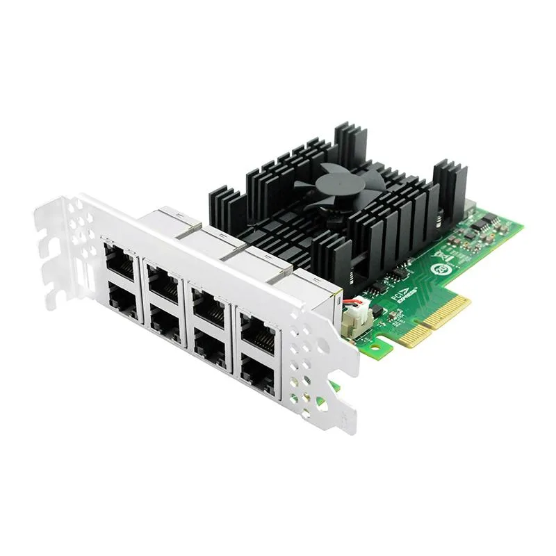 LR-LINK LR-LINK 8-Port Gigabit PCIe 2.1 x4 Network Card — product photo