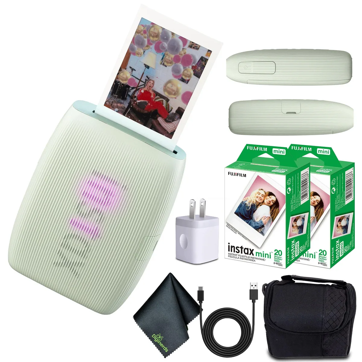 FUJIFILM FUJIFILM INSTAX MINI LINK 3 Smartphone Printer Sage Green 40 Film — product photo