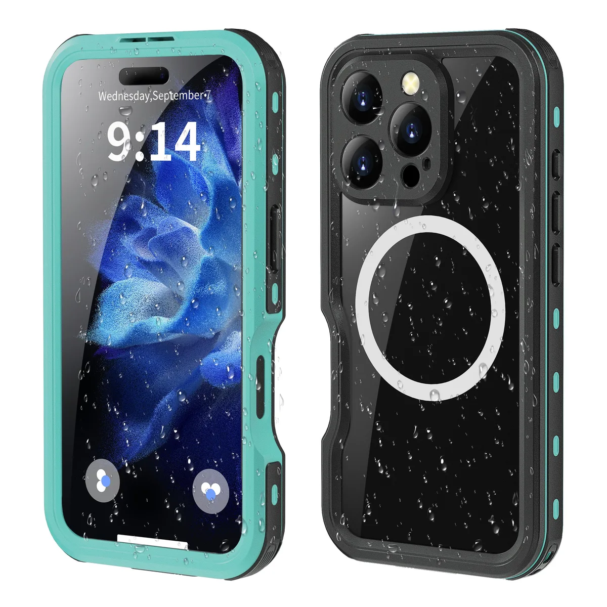 BONAEVER BONAEVER Waterproof Case iPhone 16 Pro 6.3" Blue — product photo