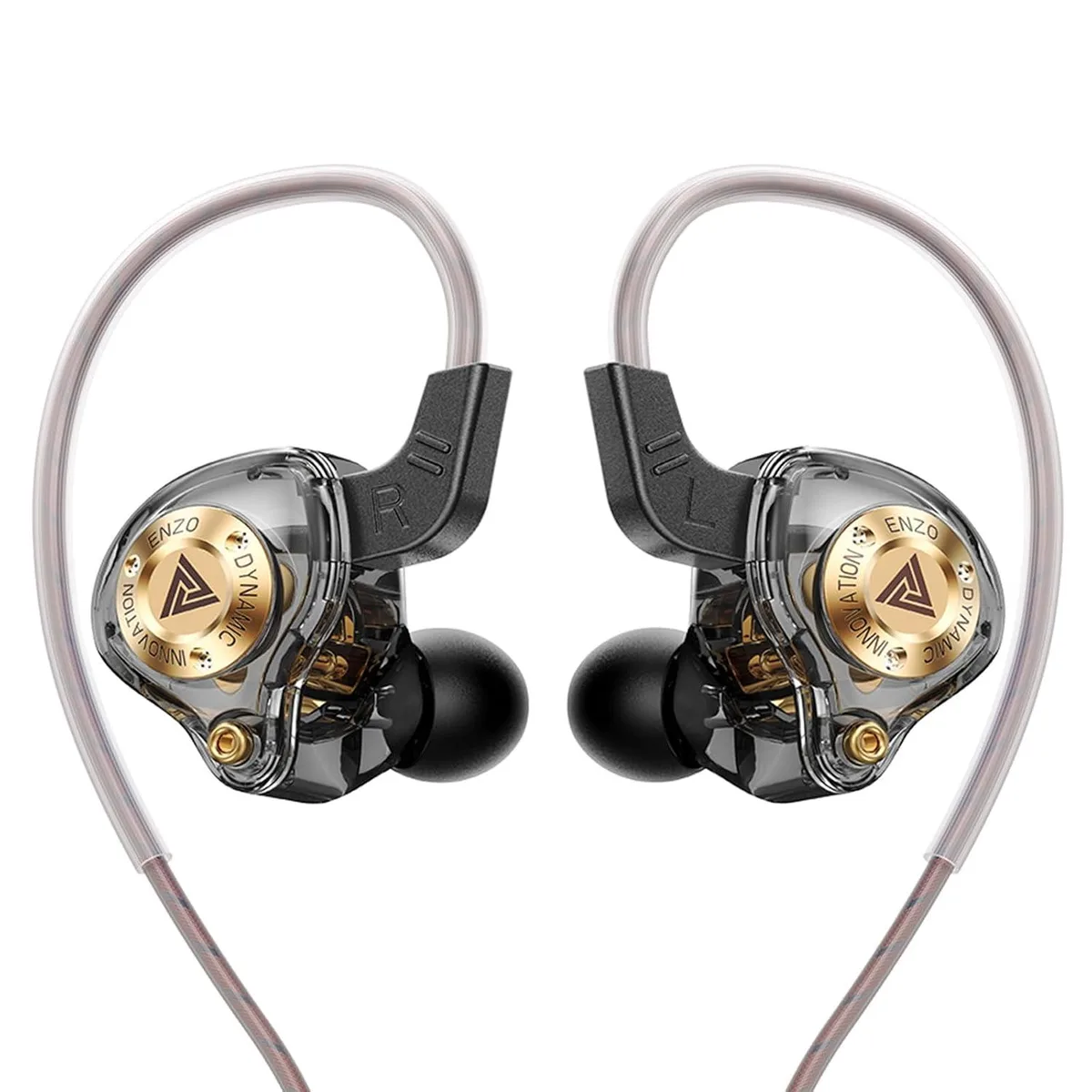 LORDWORLD LORDWORLD 11mm USB-C IEM Headphones Black — product photo
