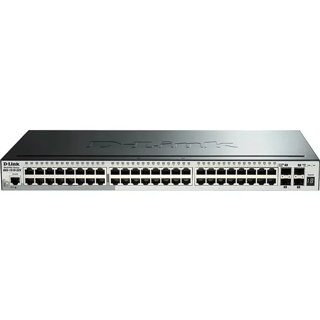 D-Link D-Link DGS-1510-52XMP 48-port Gigabit PoE+ switch with 4×10G SFP+ 370W — product photo