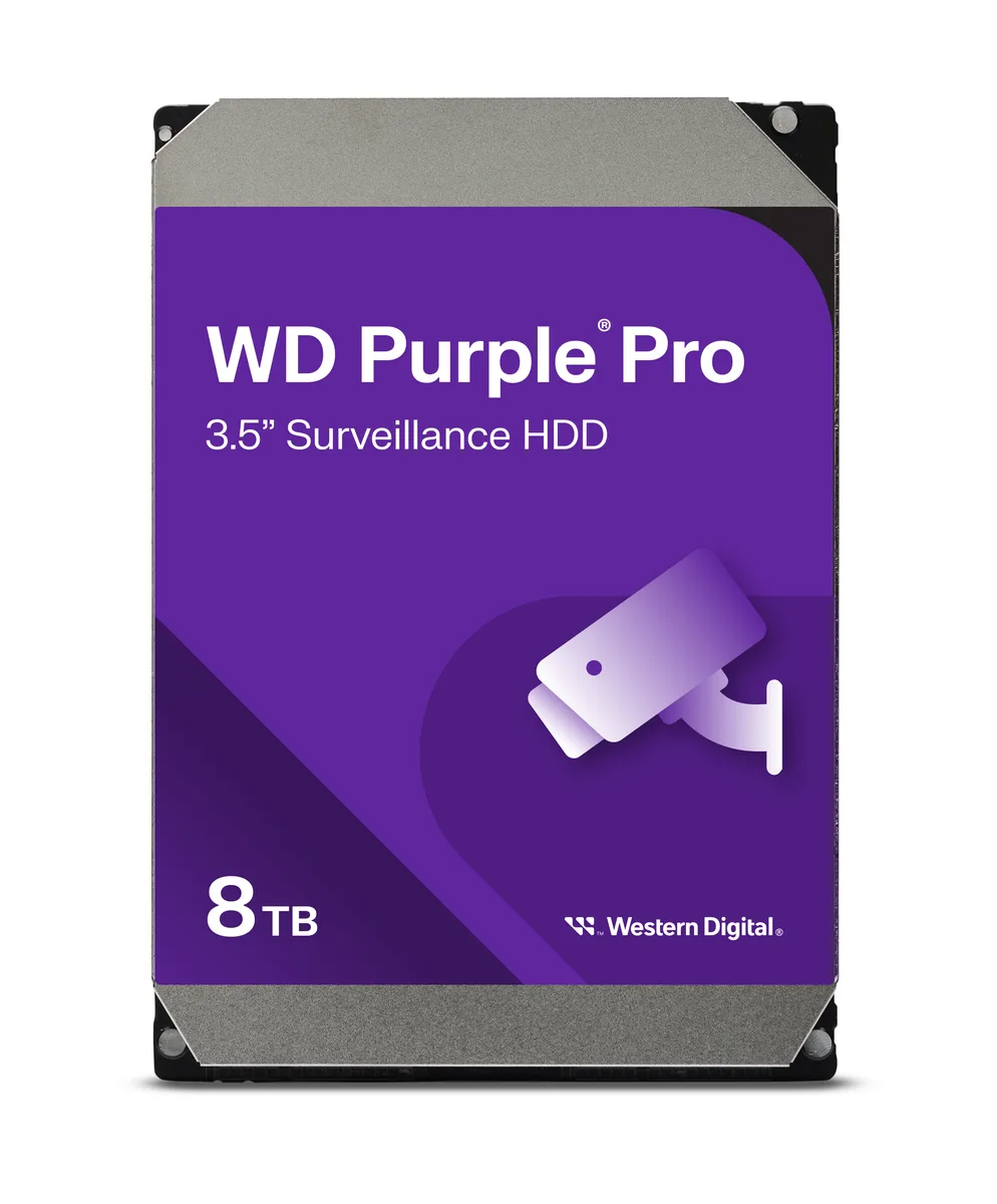 Western Digital Western Digital WD8001PURP 8TB 7200 RPM 256MB SATA 6.0Gb/s 3.5" internal hard drive — product photo