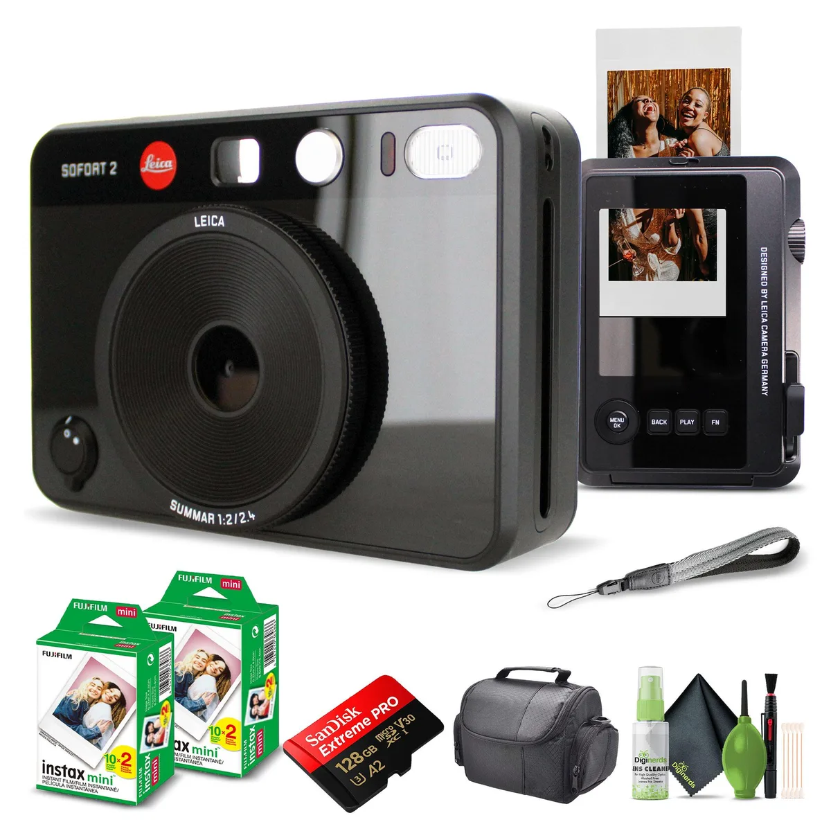 Leica Leica Sofort 2 Hybrid Instant Digital Film Camera Black 40 Sheets — product photo