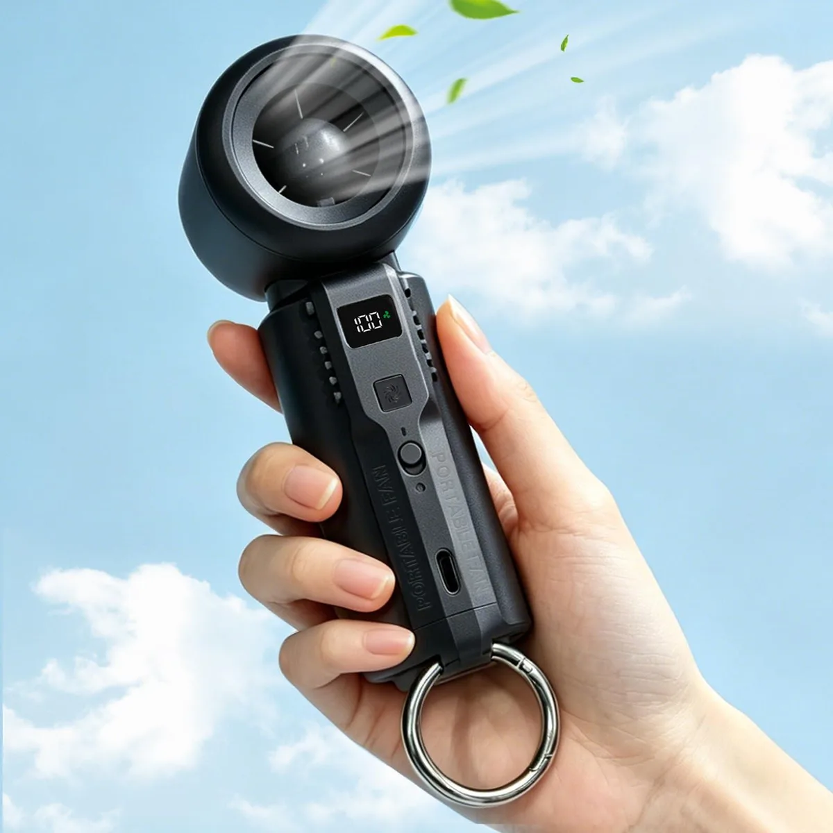 Gemmac Digital Display High-Speed Fan 3000mAh 4.4in — product photo