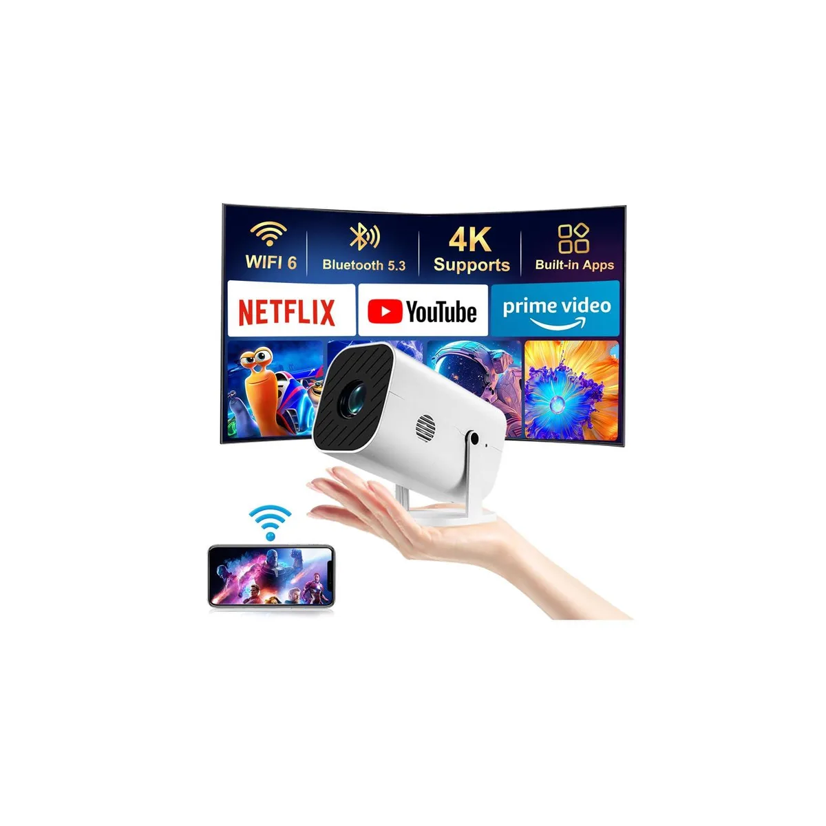  ViewSonic 1080p 3000 ANSI Lumens DLP Business Projector — product photo