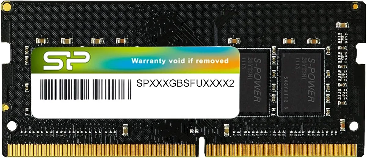Silicon Power Silicon Power SU016GBSFU320X02SN 16GB DDR4 3200MHz CL22 SODIMM laptop RAM — product photo
