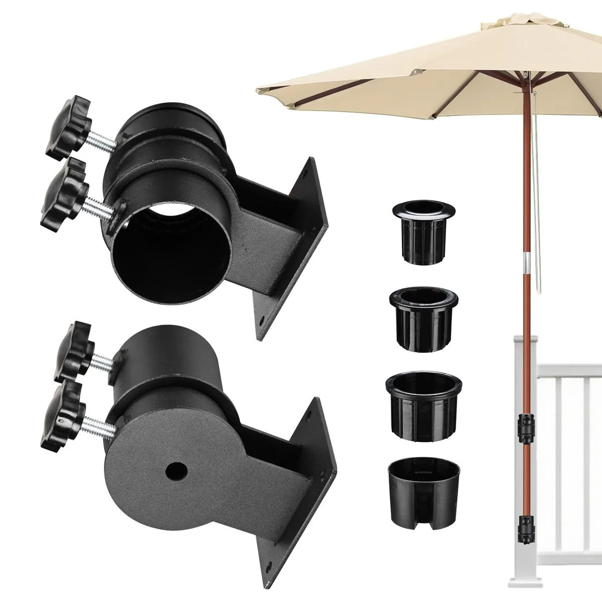 Yescom USA, Inc. Yescom USA, Inc. 07UBB004-FMOUNT-06 patio umbrella mount bracket — product photo