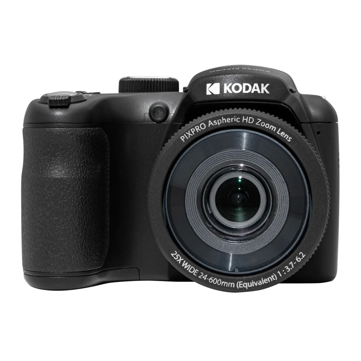 Kodak Kodak AZ255BK compact mirrorless camera 16.35MP 25x zoom 3.0" LCD 1080p video black — product photo