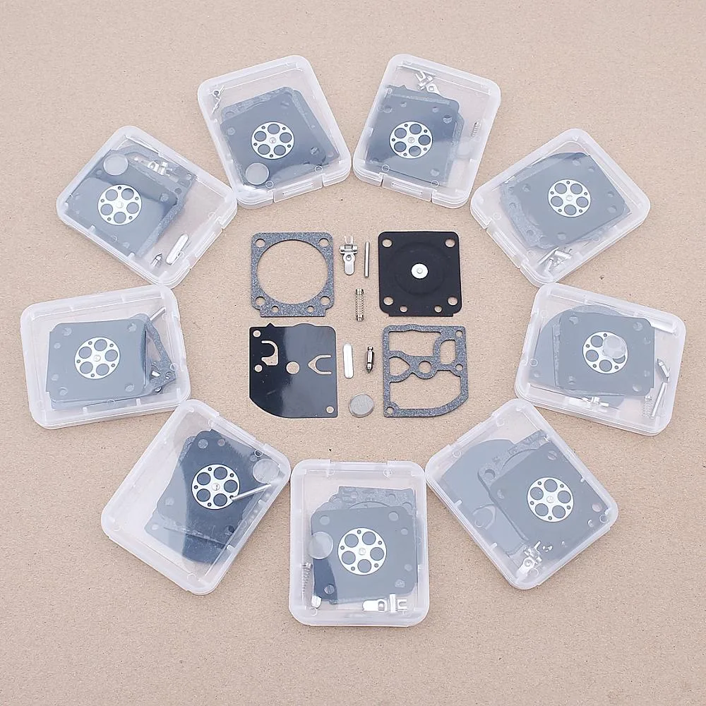 LAHDEK LAHDEK 10pc Carburetor Repair Kit For Zama C1M-W26 RB-129 — product photo