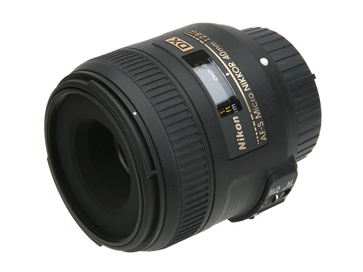 Nikon Inc Nikon Inc 2200 AF-S DX Micro-NIKKOR 40mm f/2.8G camera lens — product photo