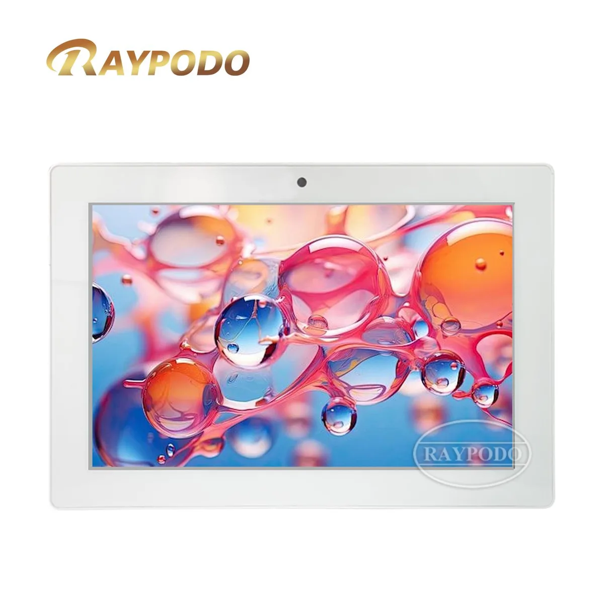 RAYPODO RAYPODO 10.1" RK3566 2GB 32GB Android 11 White POE all-in-one PC — product photo
