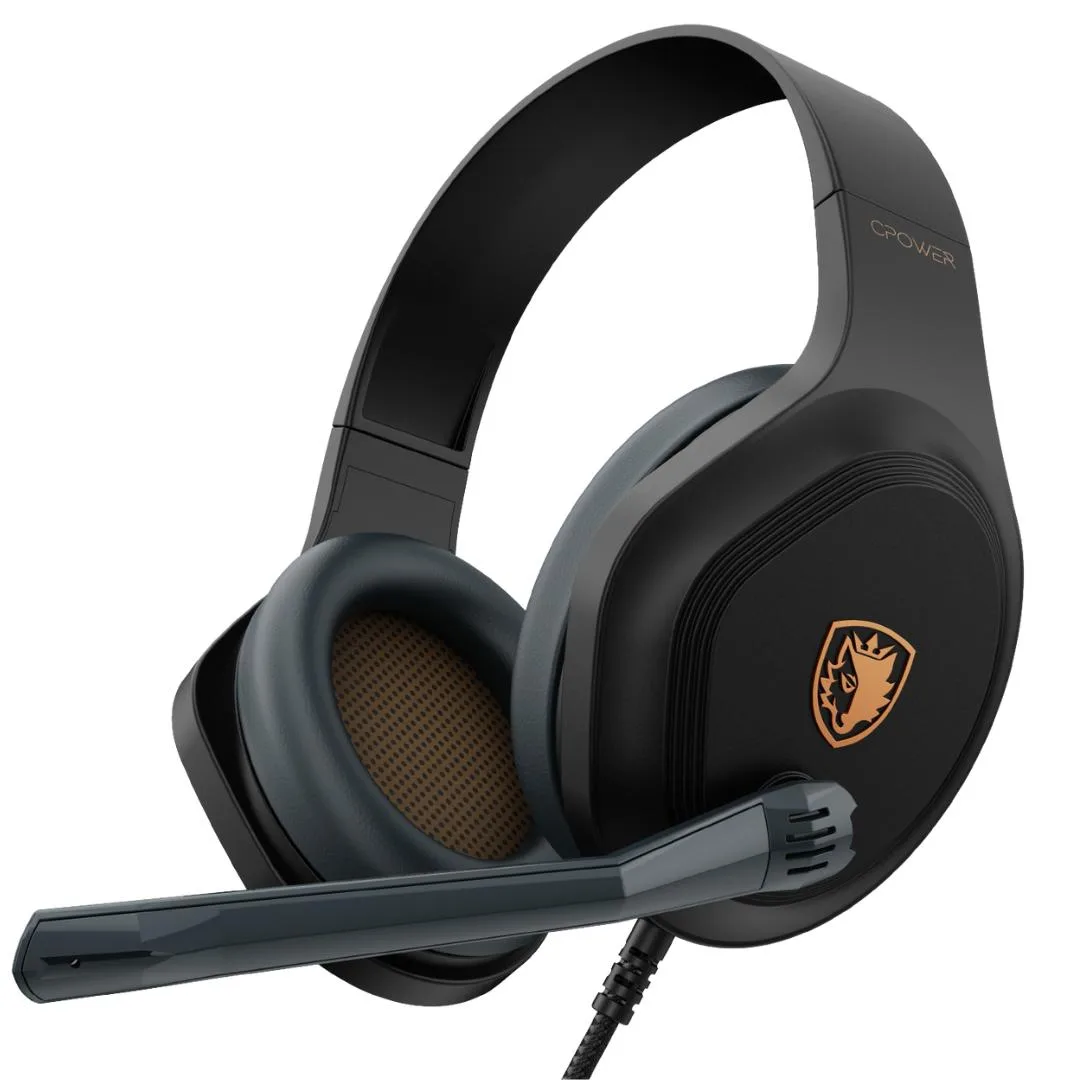 SADES SADES CPower SA-716B Black Gold gaming headset — product photo