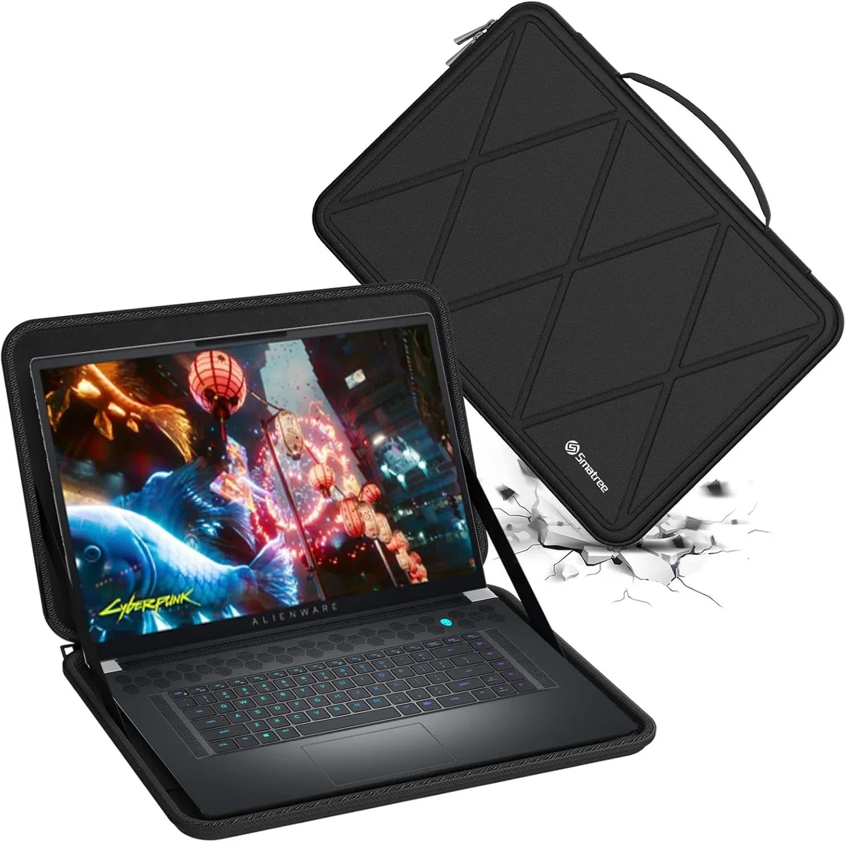 Smatree Smatree X8333 Hard EVA Sleeve 17.3 inch Alienware x17 R2 m17 R5 — product photo