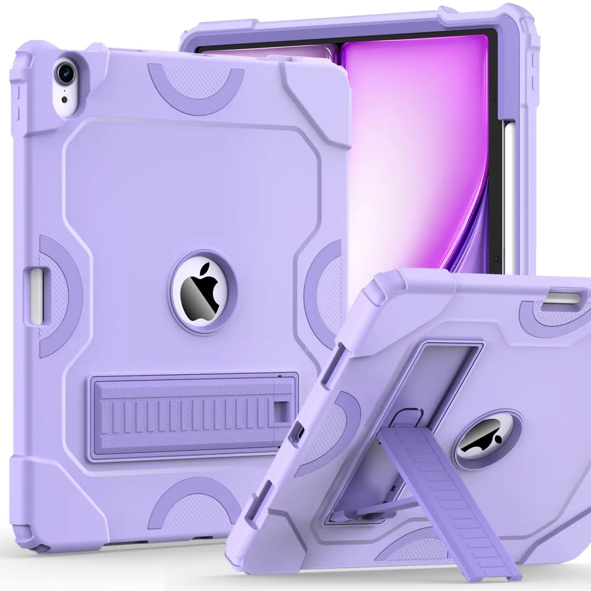 ALSEYE ALSEYE 2 in 1 accessory for iPad Air 13 inch M4 2026 M3 2025 M2 2024 Purple+Purple — product photo
