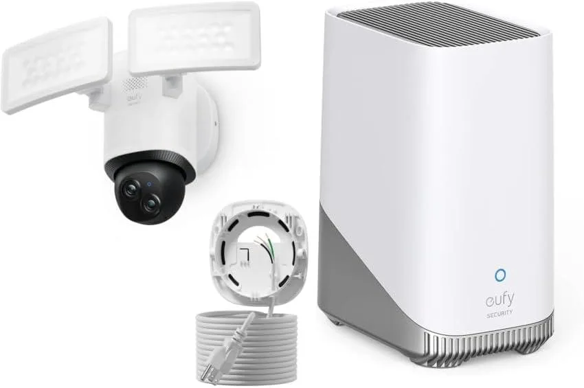 eufy eufy Floodlight Camera E340 AC Cable HomeBase S380 network camera — product photo