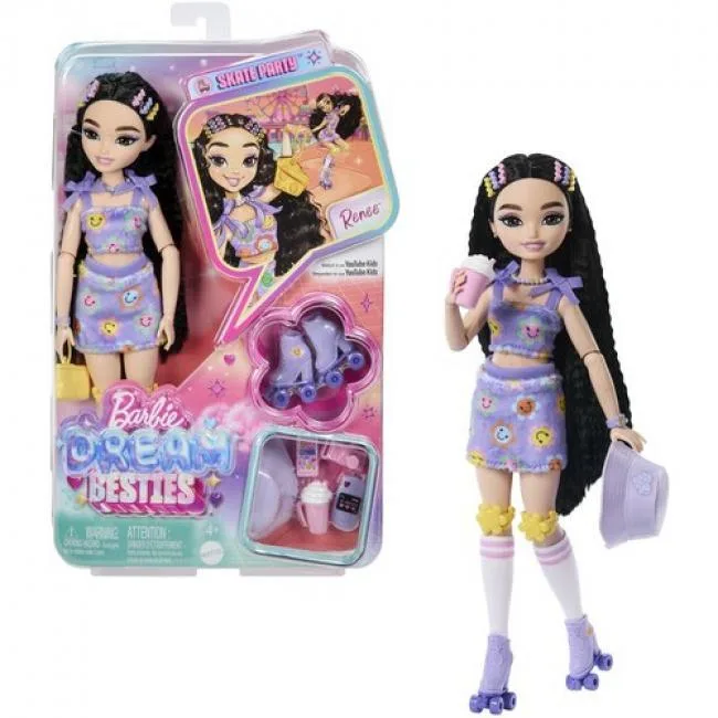Barbie Barbie Dream Besties Roller Skate Renee Doll JFX99 — product photo