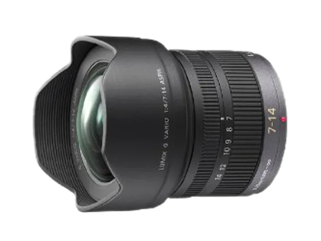 Panasonic Panasonic H-F007014 Lumix G Vario 7-14mm f/4.0 ASPH. camera lens — product photo