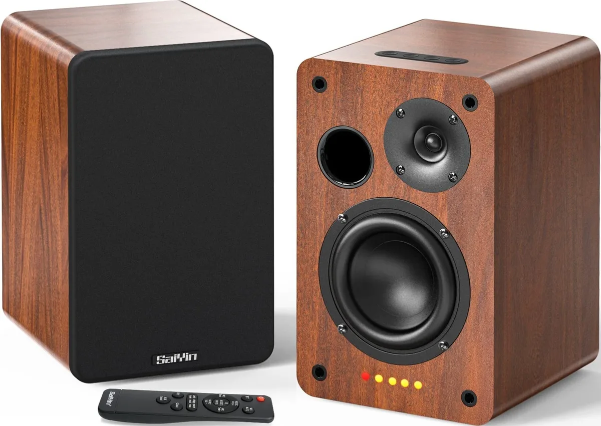 Saiyin DS6701 4 Inch Bookshelf Speakers 80W 2.0 — product photo