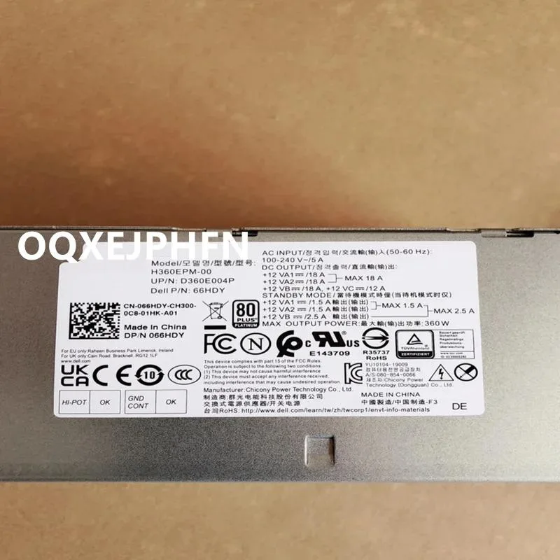 KHACHIMO KHACHIMO 360W ATX Power Supply D360EPM-00 80 PLUS Gold — product photo